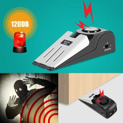 Portable Alarm Door Stopper