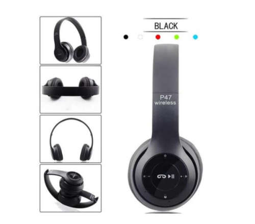 P47 Wireless Bluetooth Headphones
