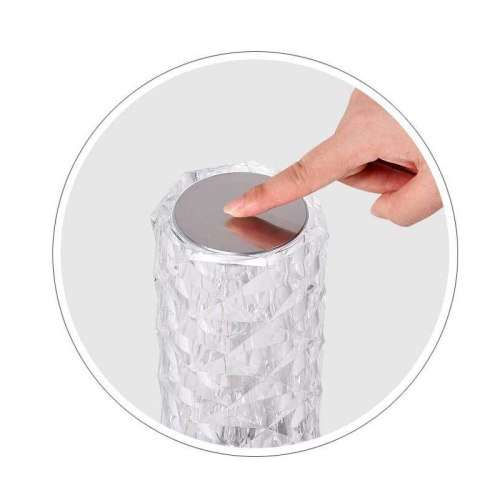 Rechargeable Wireless Table Lamp Crystal Rose Table lamp