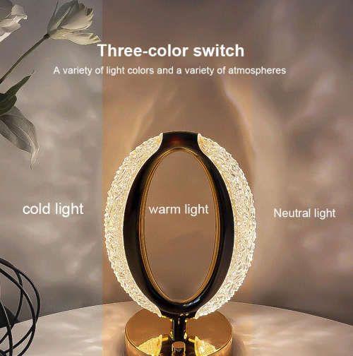 Three-color Touch Charging Star Eye Lamp