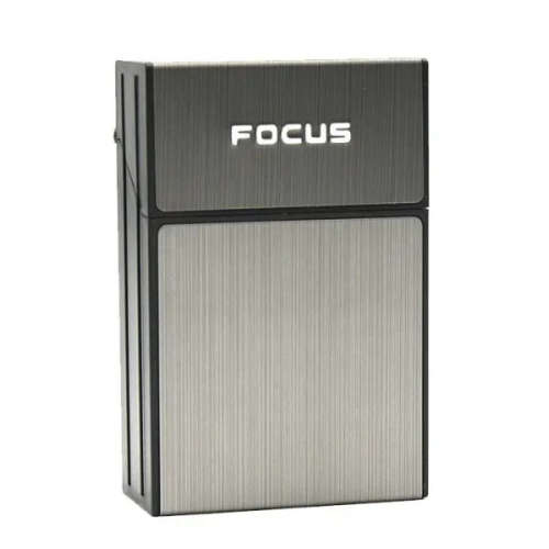 Metal cigarette holder case