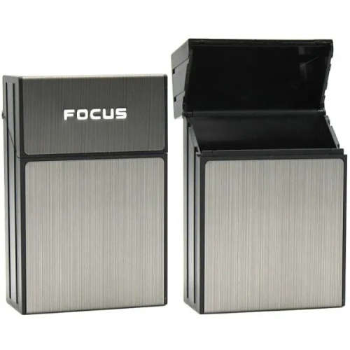 Metal cigarette holder case