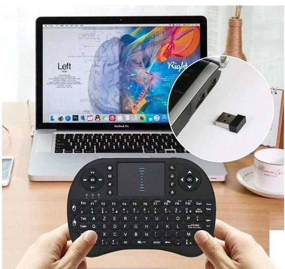 RGB Mini keyboard 7Colors Backlit Wireless Keyboard