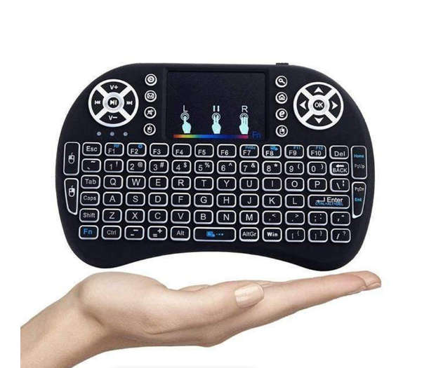 RGB Mini keyboard 7Colors Backlit Wireless Keyboard