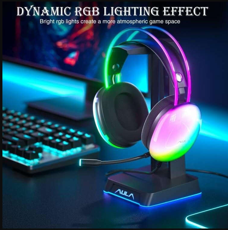 Wired Laptop Desktop Computer Headset Gaming Headset with Mic for PC