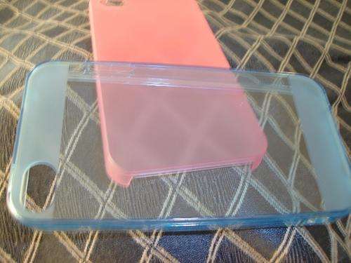 Iphone 4 s soft gel case (Blue)