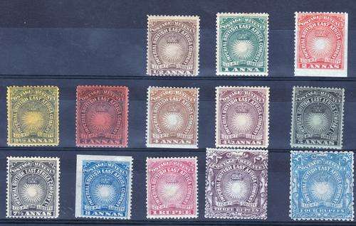 British East Africa (KUT) 1890 and 1894 - Part Set Mixed Condition - SG 3 - 18 and 29 -30