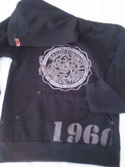 Black and Grey Hang Ten Hoodie for Boys