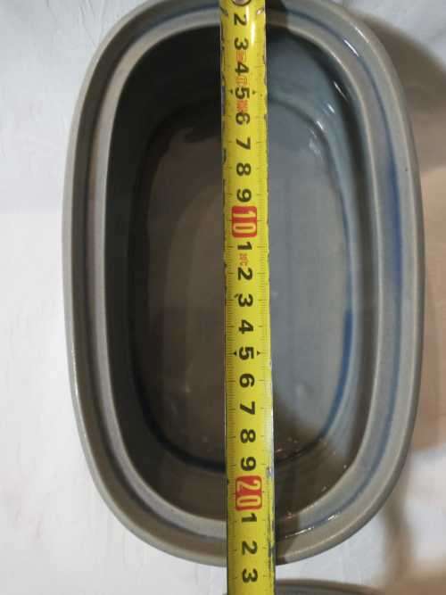 STUNNING SALT GLAZE FISH TUREEN (STAFFEL STONEWARE)