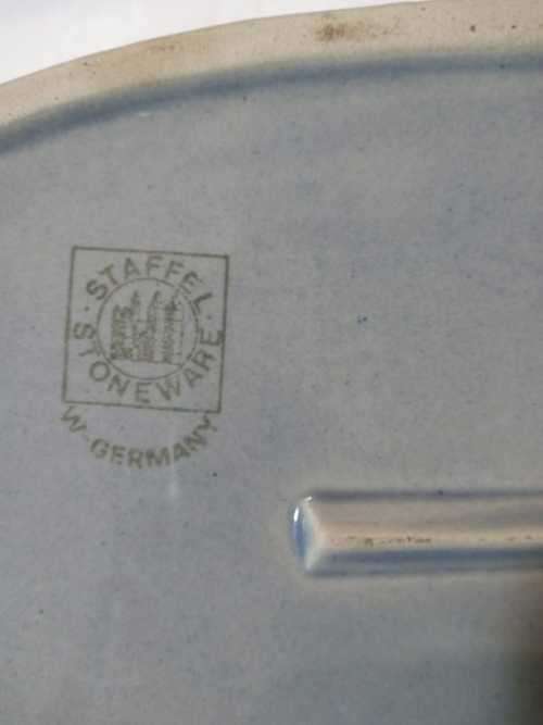 STUNNING SALT GLAZE FISH TUREEN (STAFFEL STONEWARE)