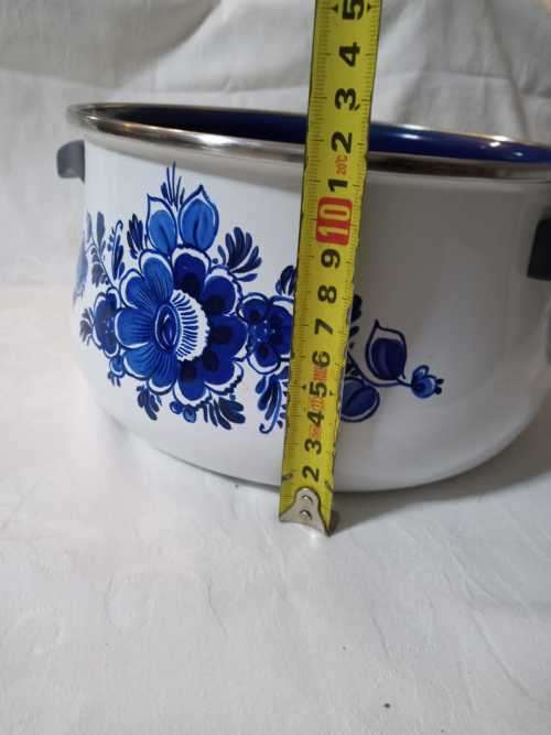 PERFECT BLUE (DELFT ) ENAMEL POT