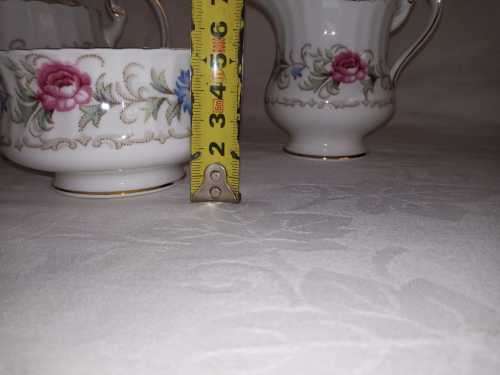 PARAGON TEAPOT WITH SUGAR BOWL AND CREAMER