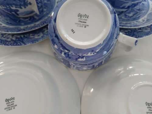 PERFECT BLUE SPODE ITALIAN TEA TRIO (4 available)