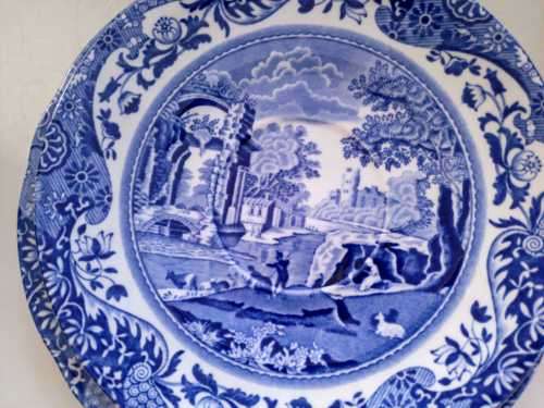 PERFECT BLUE SPODE ITALIAN TEA TRIO (4 available)