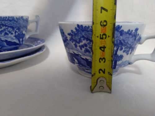 PERFECT BLUE SPODE ITALIAN TEA TRIO (4 available)