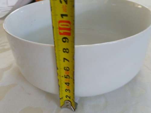 PERFECT WHITE ARZBERG SALAD BOWL (20cm diameter)