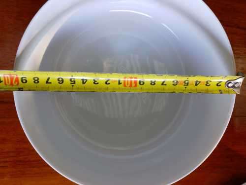 PERFECT WHITE ARZBERG SALAD BOWL (20cm diameter)