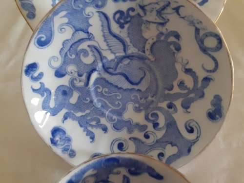 BEAUTIFUL TEA TRIO ROYAL WORCESTER