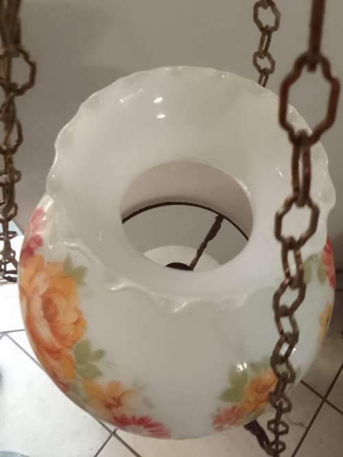 STUNNING EARLY 20TH CENTURY HANGING LAMP