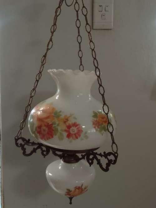 STUNNING EARLY 20TH CENTURY HANGING LAMP