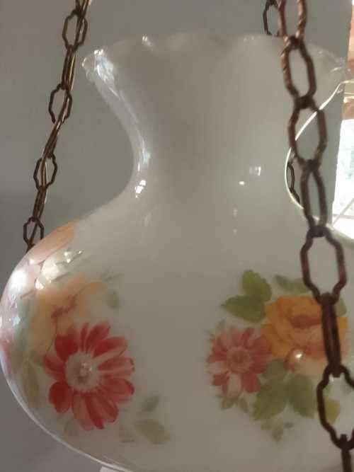 STUNNING EARLY 20TH CENTURY HANGING LAMP