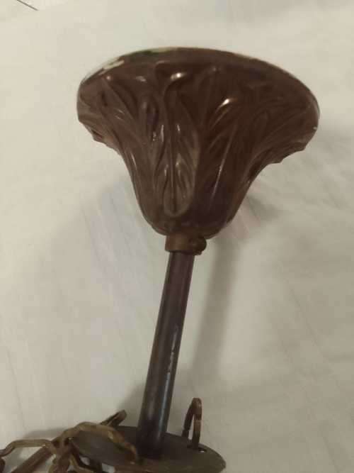 STUNNING EARLY 20TH CENTURY HANGING LAMP