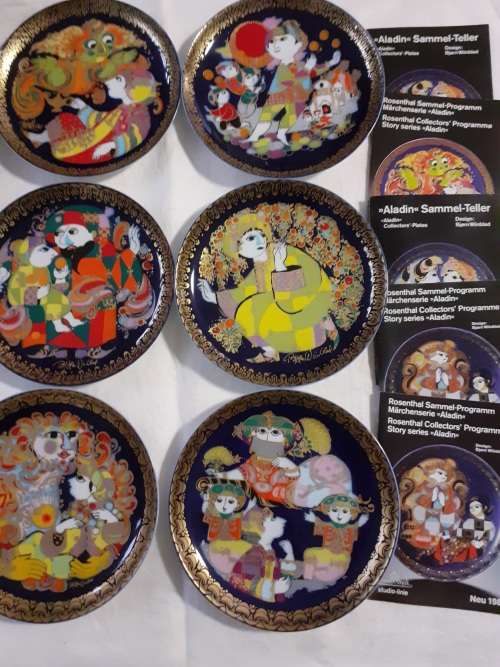 6 ROSENTHAL SAMMEL PROGRAMM STORY SERIES ALADIN no 1 to 6 PERFECT  CONDITION