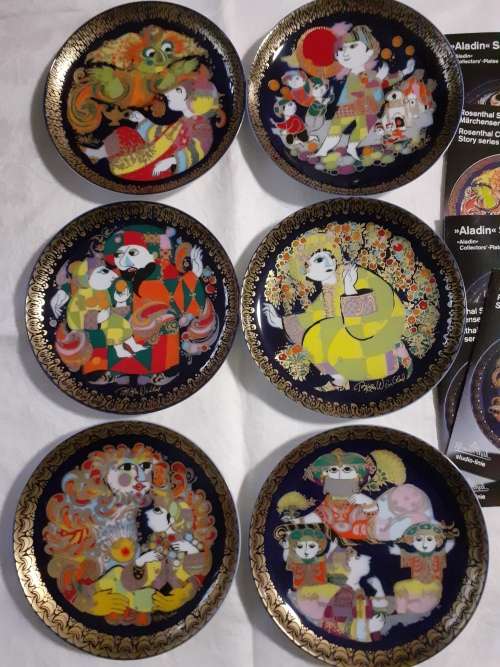 6 ROSENTHAL SAMMEL PROGRAMM STORY SERIES ALADIN no 1 to 6 PERFECT  CONDITION