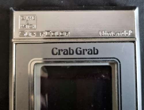 RARE!! NINTENDO GAME AND WATCH CRAB GRAB UD-202