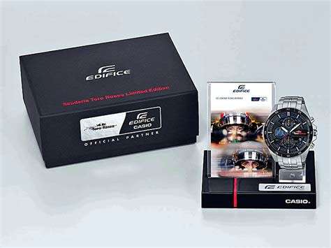 LIMITED EDITION!!   Casio Edifice Scuderia Toro Rosso Special Edition Chronograph Watch EFR-556TR-1A