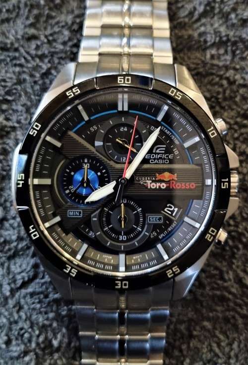 LIMITED EDITION!!   Casio Edifice Scuderia Toro Rosso Special Edition Chronograph Watch EFR-556TR-1A
