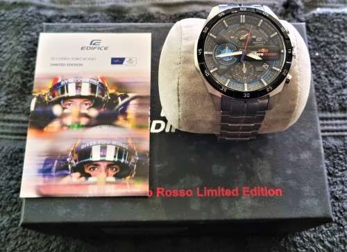 LIMITED EDITION!!   Casio Edifice Scuderia Toro Rosso Special Edition Chronograph Watch EFR-556TR-1A