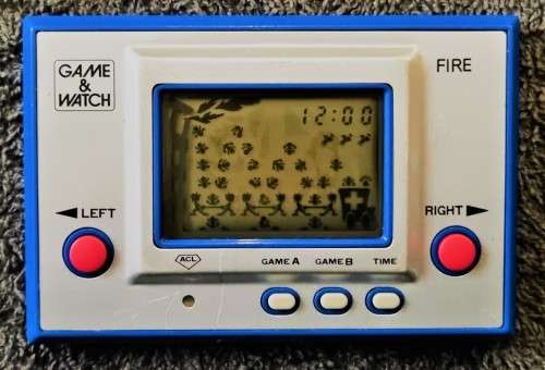 VINTAGE NINTENDO GAME AND WATCH FIRE (RC04) 1980