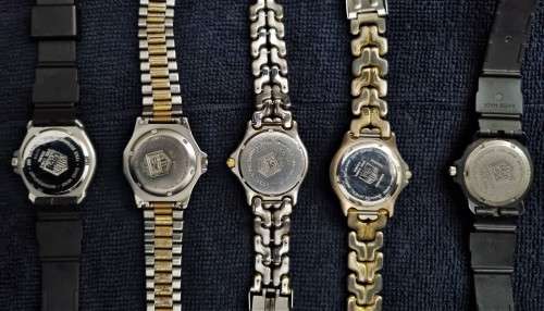 5 AUTHENTIC TAG HEUER WATCHES FOR ONE PRICE! (See description).