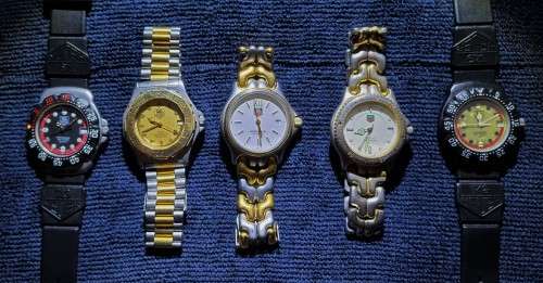 5 AUTHENTIC TAG HEUER WATCHES FOR ONE PRICE! (See description).