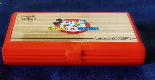 VINTAGE NINTENDO GAME AND WATCH MICKEY and  DONALD (DM53)  MULTI SCREEN 1982. VINTAGE NINTENDO GAME