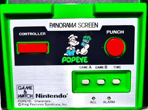 NINTENDO GAME AND WATCH PANORAMA SCREEN POPEYE (PG92)