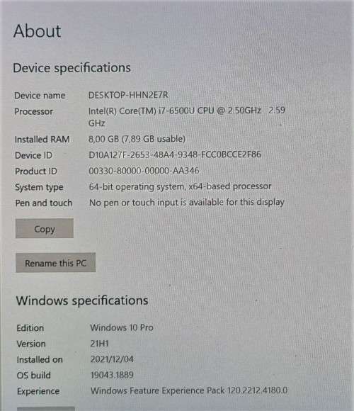 SONY VAIO S Laptop (Intel Core i7-6500U, 8GB Memory, 256GB SSD, Full HD Display, Windows 10 Pro)