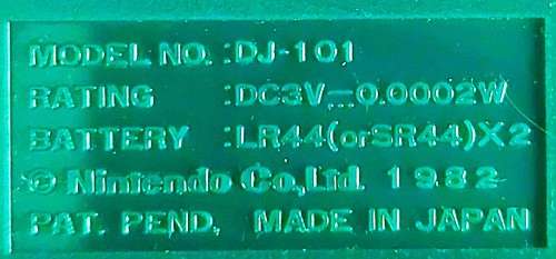 VINTAGE NINTENDO GAME AND WATCH DONKEY K0NG JR (DJ-101)