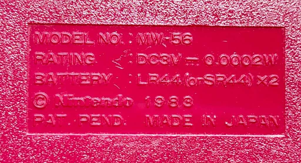 VINTAGE! 1983 NINTENDO MULTI SCREEN GAME AND WATCH MARIO BROS (MW56)