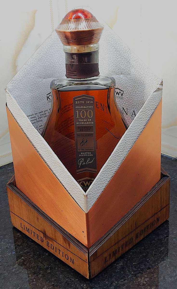 KWV 100 YEAR OLD BRANDY - CENTENARY LIMITED EDITION NO.88/100