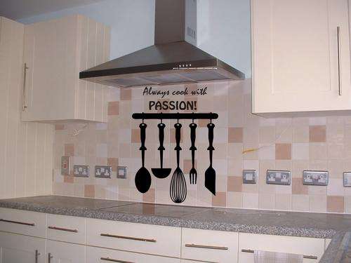 Vinyl decal always cook with passion