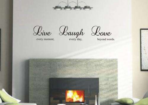 Vinyl decal/sticker Live Love Laugh