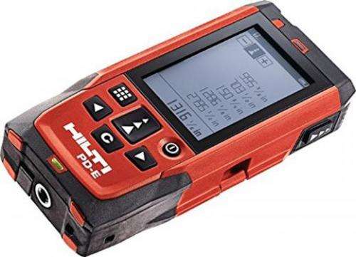 Hilti PD-E Laser Range Meter with Soft Case, in as new condition.
