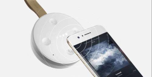 Mobvoi TicHome Mini A splash proof smart speaker with Google Assist.