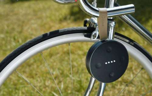 Mobvoi TicHome Mini A splash proof smart speaker with Google Assist.