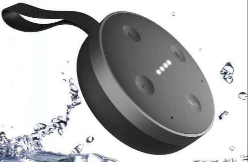 Mobvoi TicHome Mini A splash proof smart speaker with Google Assist.