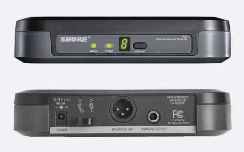 Shure PG4 Receiver, Bodypack and Wireless On-Ear Microphone
