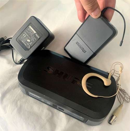 Shure PG4 Receiver, Bodypack and Wireless On-Ear Microphone