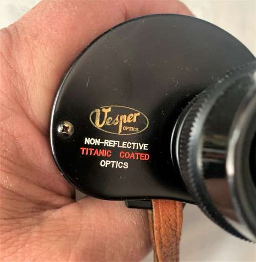 Vesper Luminous Ring 8x30 Binoculars in Original Leather Case - as per photo